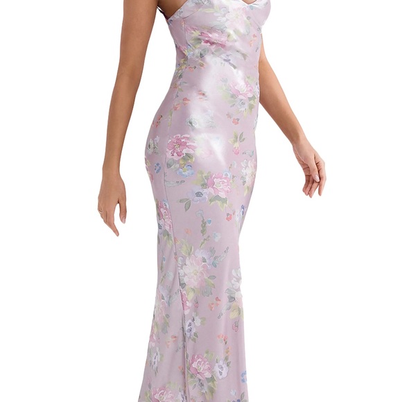 NWT House of CB aria Satin Slipdress size L - Picture 2 of 11